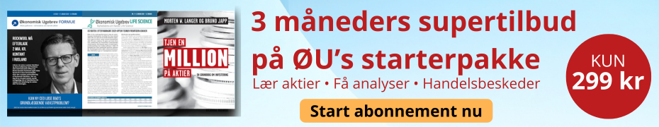 3 måneders supertilbud på ØU’s starterpakke