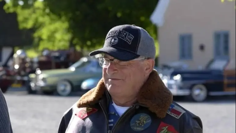 Henrik Frederiksen i forbindelse med auktionen på Djursland.