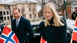 Kronprinsesse Mette-Marit og kronprins Haakon. Foto: Det norske kongehus