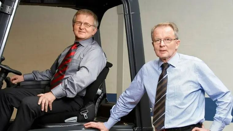 Et ældre billede af Poul og Per Nielsen. Foto: NC Gruppen / PR