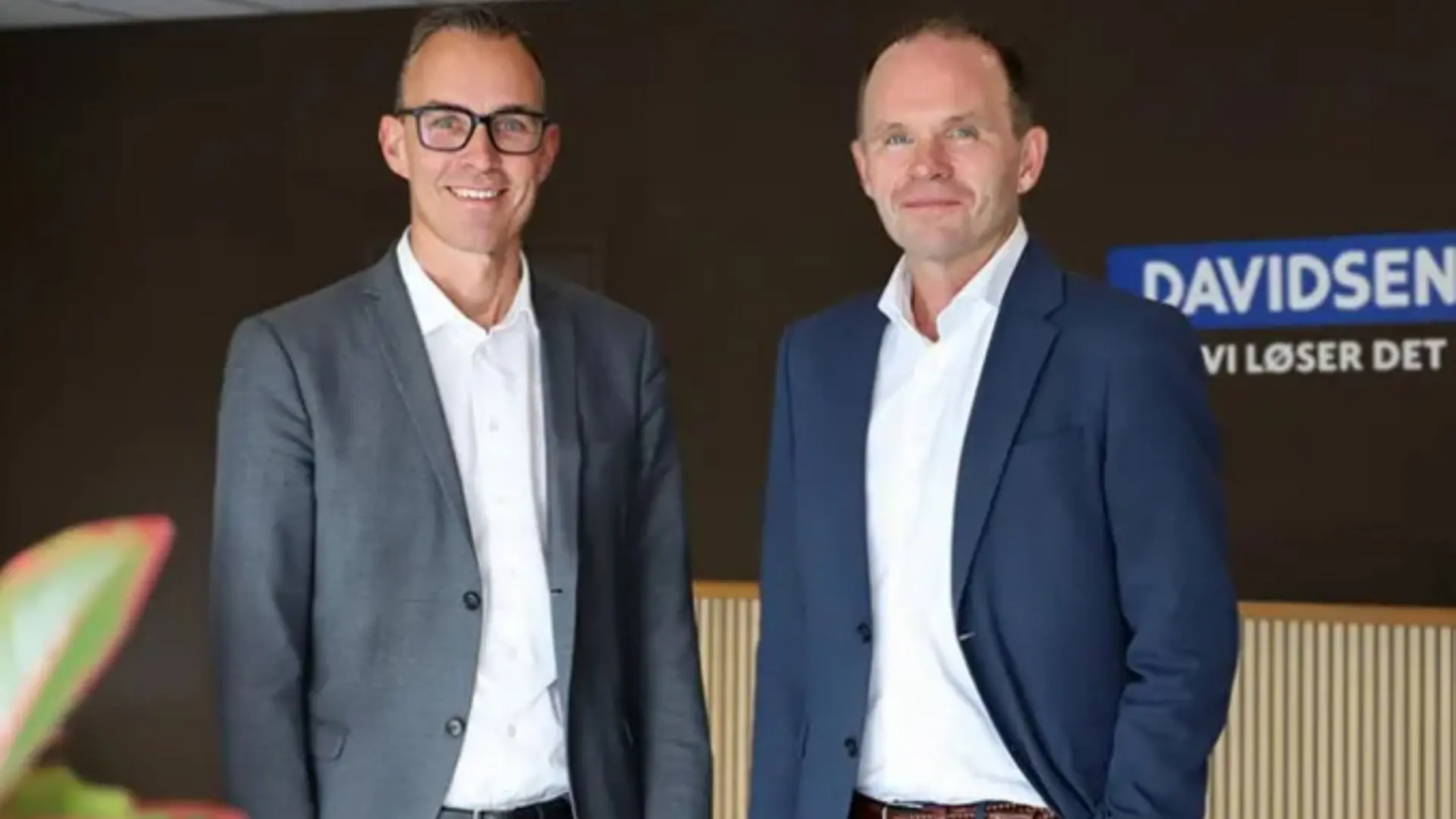 Bo Michaelsen, økonomidirektør (tv.), og Henrik Clausen, adm. direktør (th.). Foto: Davidsen/ PR