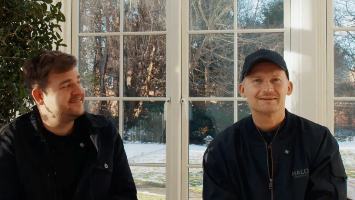 Christian Stadil sammen med Andreas Aabo. Foto: PR