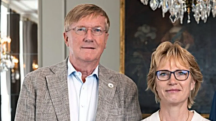 Henning Arp-Hansen ses her med Dorte Krak, som er CEO hos Arp-Hansen. Foto: Arp-Hansen/ PR