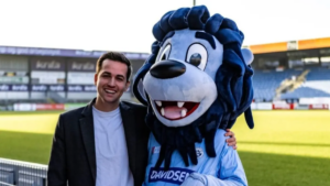 Det er Morten K. Larsen, der er kendt som stålkongen, men det er hans søn, Markus K. Larsen (billedet), der er direktør i Sønderjyske. Foto: PR-foto/ Sønderjyske