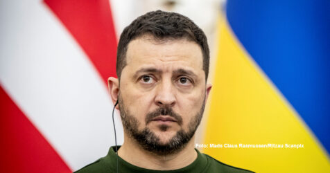 Ukraines præsident Volodymyr Zelenskyj