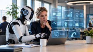 Menneske og robot